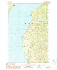 Minerva Peak Idaho Historical topographic map, 1:24000 scale, 7.5 X 7.5 Minute, Year 1989