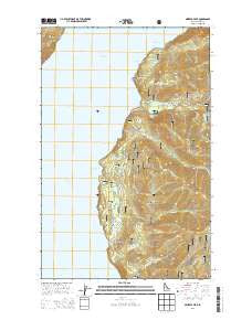 Minerva Peak Idaho Current topographic map, 1:24000 scale, 7.5 X 7.5 Minute, Year 2013