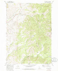 Mink Creek Idaho Historical topographic map, 1:24000 scale, 7.5 X 7.5 Minute, Year 1969