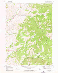 Mink Creek Idaho Historical topographic map, 1:24000 scale, 7.5 X 7.5 Minute, Year 1969