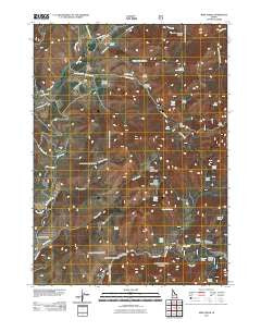 Mink Creek Idaho Historical topographic map, 1:24000 scale, 7.5 X 7.5 Minute, Year 2011