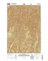 Mink Peak Idaho Current topographic map, 1:24000 scale, 7.5 X 7.5 Minute, Year 2013