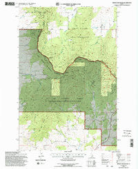 Mission Mountain Idaho Historical topographic map, 1:24000 scale, 7.5 X 7.5 Minute, Year 1994