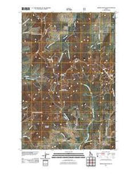 Mission Mountain Idaho Historical topographic map, 1:24000 scale, 7.5 X 7.5 Minute, Year 2011