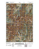 Mission Mountain Idaho Historical topographic map, 1:24000 scale, 7.5 X 7.5 Minute, Year 2011