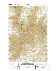 Mission Mountain Idaho Current topographic map, 1:24000 scale, 7.5 X 7.5 Minute, Year 2013