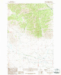 Moffett Springs Idaho Historical topographic map, 1:24000 scale, 7.5 X 7.5 Minute, Year 1987