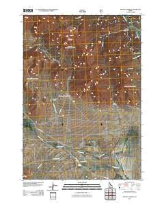 Moffett Springs Idaho Historical topographic map, 1:24000 scale, 7.5 X 7.5 Minute, Year 2011