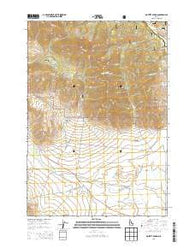 Moffett Springs Idaho Current topographic map, 1:24000 scale, 7.5 X 7.5 Minute, Year 2013