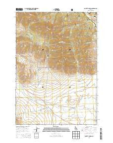 Moffett Springs Idaho Current topographic map, 1:24000 scale, 7.5 X 7.5 Minute, Year 2013