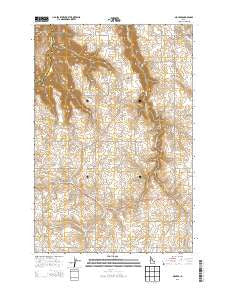 Mohler Idaho Current topographic map, 1:24000 scale, 7.5 X 7.5 Minute, Year 2013