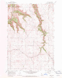 Mohler Idaho Historical topographic map, 1:24000 scale, 7.5 X 7.5 Minute, Year 1967