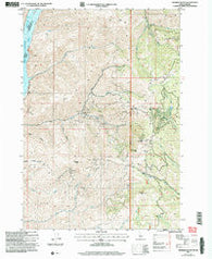 Monroe Butte Idaho Historical topographic map, 1:24000 scale, 7.5 X 7.5 Minute, Year 2004