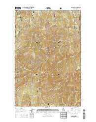 Montana Peak Idaho Current topographic map, 1:24000 scale, 7.5 X 7.5 Minute, Year 2013