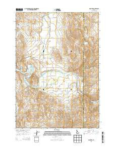 Montour Idaho Current topographic map, 1:24000 scale, 7.5 X 7.5 Minute, Year 2013