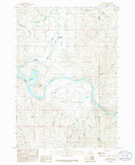 Montour Idaho Historical topographic map, 1:24000 scale, 7.5 X 7.5 Minute, Year 1985
