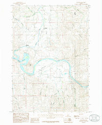 Montour Idaho Historical topographic map, 1:24000 scale, 7.5 X 7.5 Minute, Year 1985