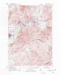 Montour Idaho Historical topographic map, 1:62500 scale, 15 X 15 Minute, Year 1953