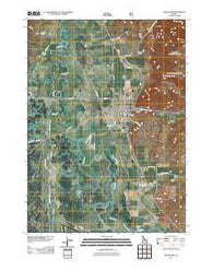 Montpelier Idaho Historical topographic map, 1:24000 scale, 7.5 X 7.5 Minute, Year 2011
