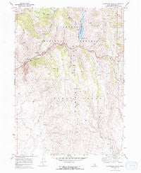 Montpelier Canyon Idaho Historical topographic map, 1:24000 scale, 7.5 X 7.5 Minute, Year 1970