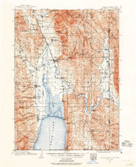Montpelier Idaho Historical topographic map, 1:125000 scale, 30 X 30 Minute, Year 1909