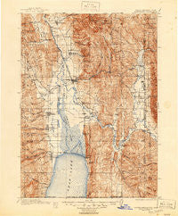 Montpelier Idaho Historical topographic map, 1:125000 scale, 30 X 30 Minute, Year 1911