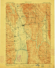 Montpelier Idaho Historical topographic map, 1:125000 scale, 30 X 30 Minute, Year 1911