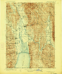 Montpelier Idaho Historical topographic map, 1:125000 scale, 30 X 30 Minute, Year 1911