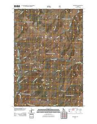 Monument Idaho Historical topographic map, 1:24000 scale, 7.5 X 7.5 Minute, Year 2011