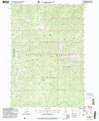 Monument Idaho Historical topographic map, 1:24000 scale, 7.5 X 7.5 Minute, Year 2004