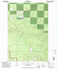 Monumental Buttes Idaho Historical topographic map, 1:24000 scale, 7.5 X 7.5 Minute, Year 1995