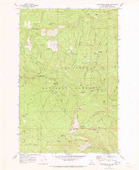 Monumental Buttes Idaho Historical topographic map, 1:24000 scale, 7.5 X 7.5 Minute, Year 1969