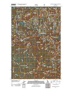 Monumental Buttes Idaho Historical topographic map, 1:24000 scale, 7.5 X 7.5 Minute, Year 2011