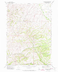 Moonlight Mtn Idaho Historical topographic map, 1:24000 scale, 7.5 X 7.5 Minute, Year 1971
