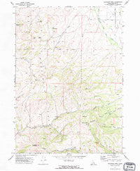 Moonlight Mtn Idaho Historical topographic map, 1:24000 scale, 7.5 X 7.5 Minute, Year 1971