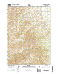 Moonlight Mountain Idaho Current topographic map, 1:24000 scale, 7.5 X 7.5 Minute, Year 2013