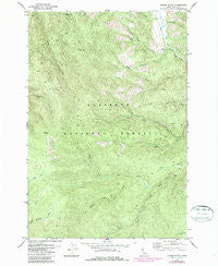 Moose Butte Idaho Historical topographic map, 1:24000 scale, 7.5 X 7.5 Minute, Year 1987