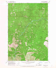 Moose Mtn Idaho Historical topographic map, 1:24000 scale, 7.5 X 7.5 Minute, Year 1965