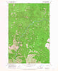 Moose Mtn Idaho Historical topographic map, 1:24000 scale, 7.5 X 7.5 Minute, Year 1965