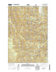Moose Butte Idaho Current topographic map, 1:24000 scale, 7.5 X 7.5 Minute, Year 2013
