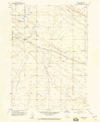 Mora Idaho Historical topographic map, 1:24000 scale, 7.5 X 7.5 Minute, Year 1958