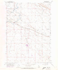 Mora Idaho Historical topographic map, 1:24000 scale, 7.5 X 7.5 Minute, Year 1958