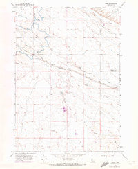 Mora Idaho Historical topographic map, 1:24000 scale, 7.5 X 7.5 Minute, Year 1958