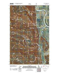 Moravia Idaho Historical topographic map, 1:24000 scale, 7.5 X 7.5 Minute, Year 2011