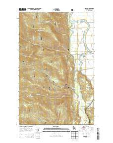 Moravia Idaho Current topographic map, 1:24000 scale, 7.5 X 7.5 Minute, Year 2013