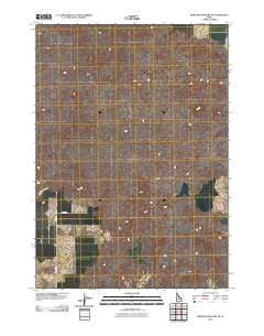 Morgans Pasture NE Idaho Historical topographic map, 1:24000 scale, 7.5 X 7.5 Minute, Year 2010