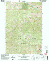 Mormon Mountain Idaho Historical topographic map, 1:24000 scale, 7.5 X 7.5 Minute, Year 2004