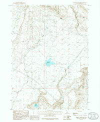 Morrow Reservoir Idaho Historical topographic map, 1:24000 scale, 7.5 X 7.5 Minute, Year 1986