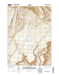 Morrow Reservoir Idaho Current topographic map, 1:24000 scale, 7.5 X 7.5 Minute, Year 2013