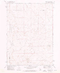 Mosby Butte Idaho Historical topographic map, 1:24000 scale, 7.5 X 7.5 Minute, Year 1972